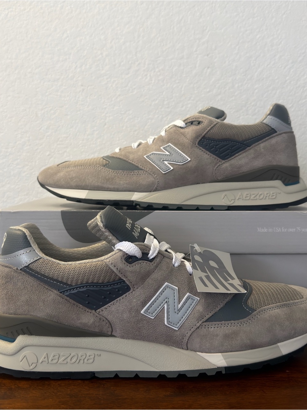 New Balance 998 Made in USA 'Grey Day 2023' U998GR Men's Size 14